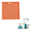 Tapis de léchage orange + pâtée canard 200g
