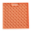 Tapis de Lechage Carre Orange