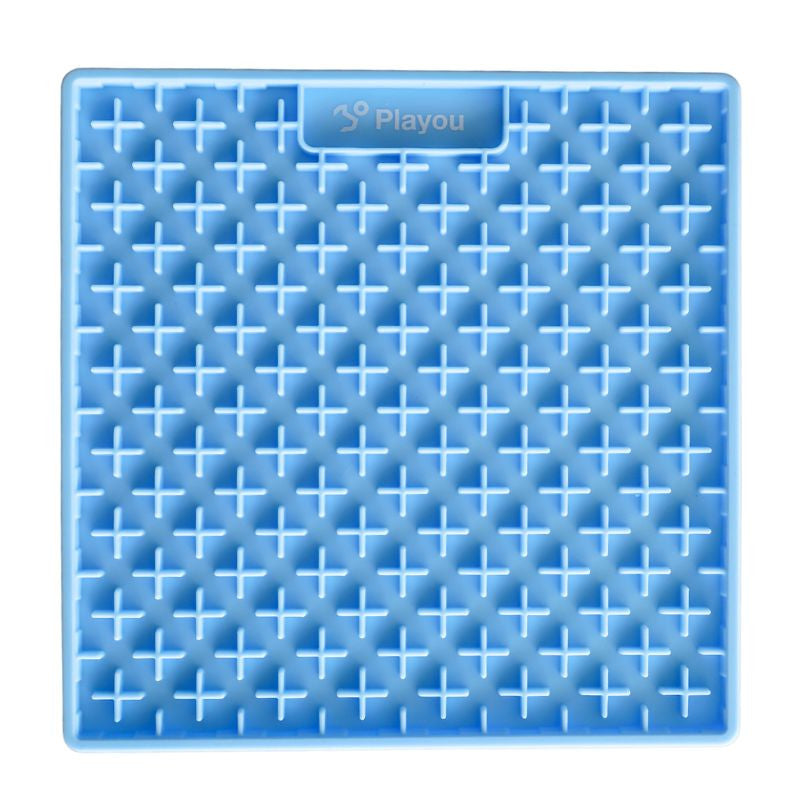 Tapis de Lechage Carre Bleu